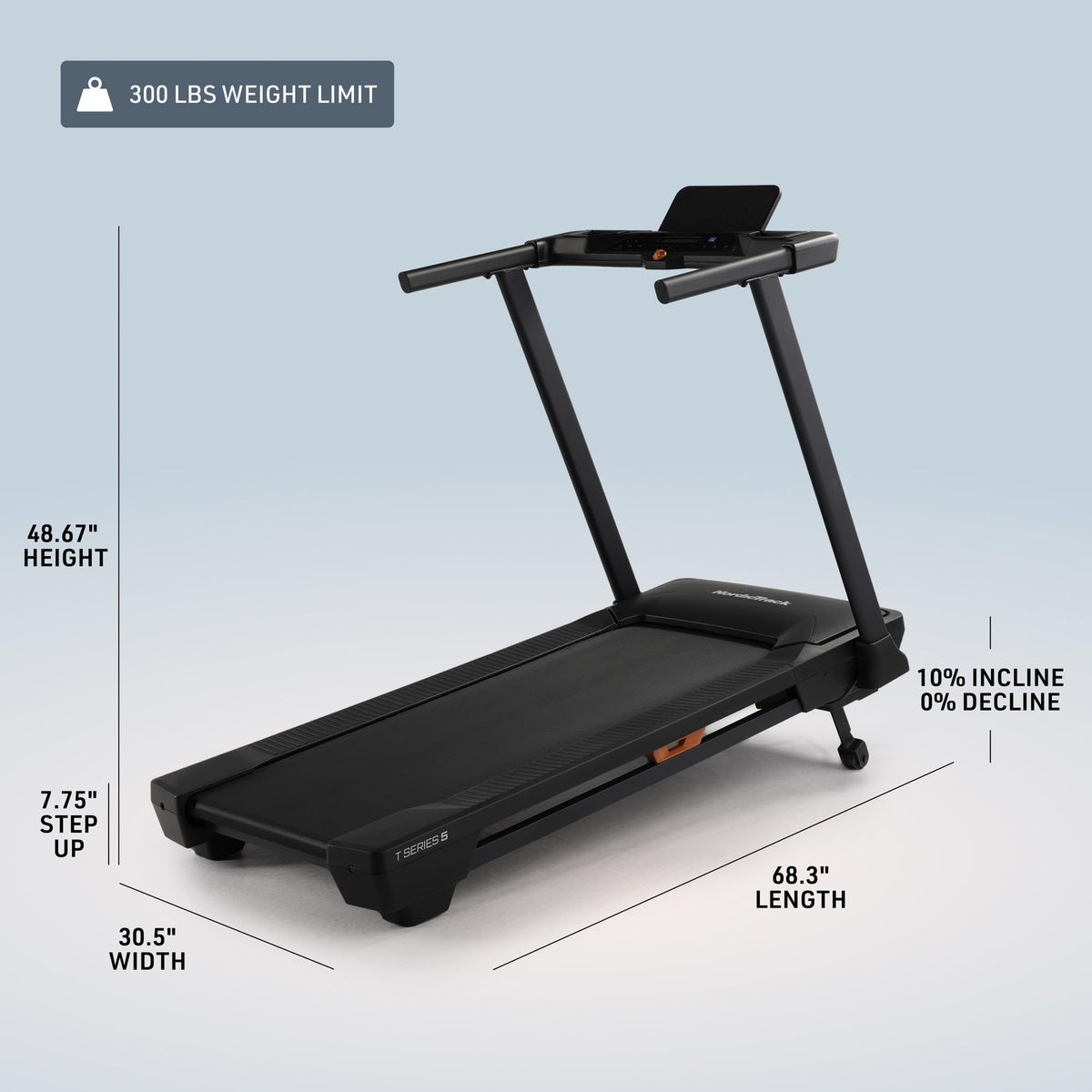 NordicTrack T Series 5 Starter Treadmill for Real Results