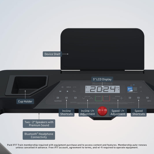 NordicTrack T Series 5 Starter Treadmill for Real Results