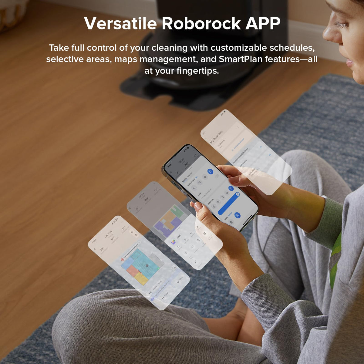 roborock Qrevo Series Robot Vacuum and Mop, Upgraded from Qrevo S