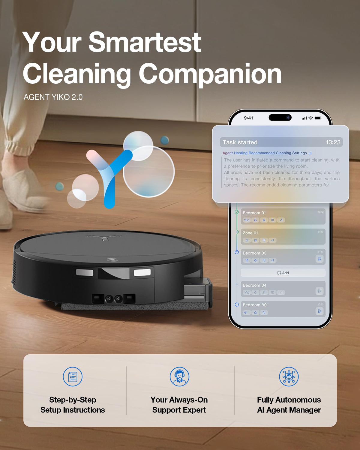 ECOVACS DEEBOT Robot Vacuum and Mop, X11S PRO Omni