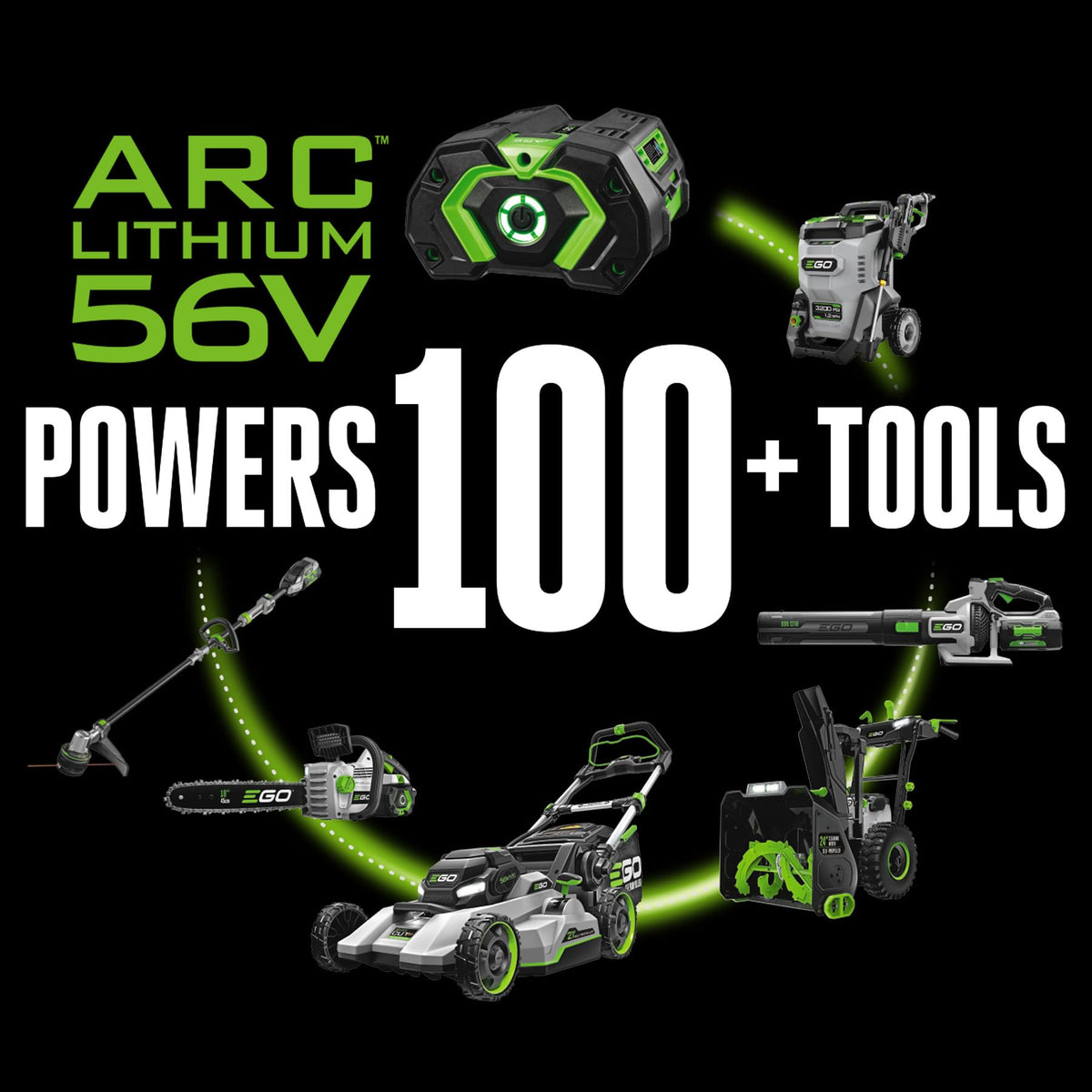 EGO POWER+ Cordless Electric Leaf Blower, 650 CFM, With Battery - LB6504