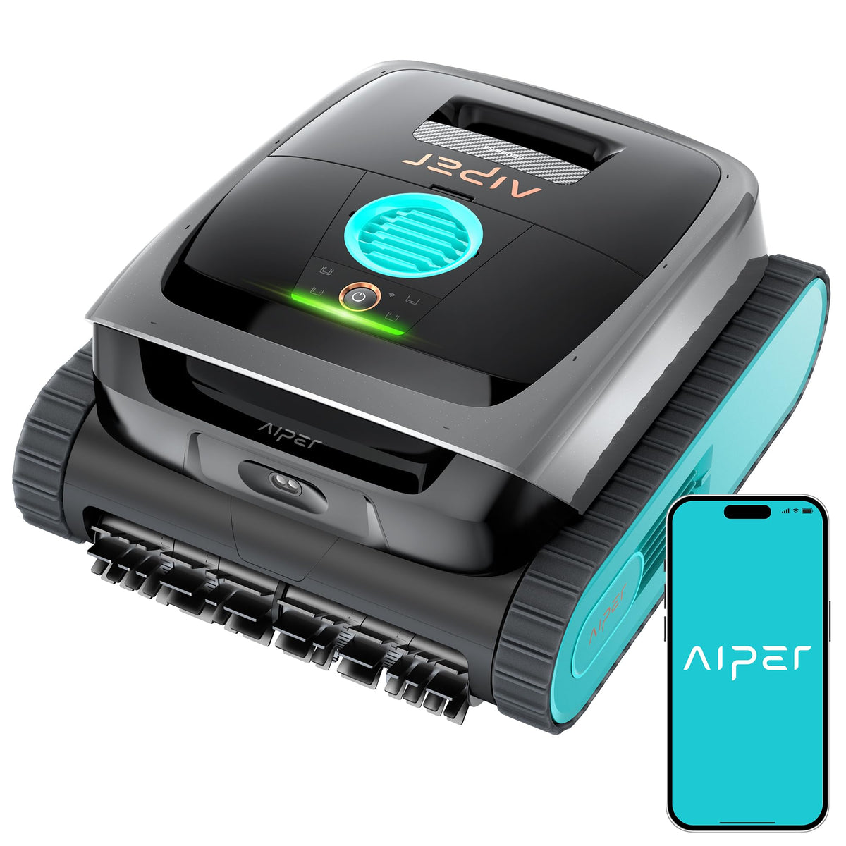 Aiper Scuba S3 Robotic Pool Cleaner with Auto-Parking & Alerts, Azure