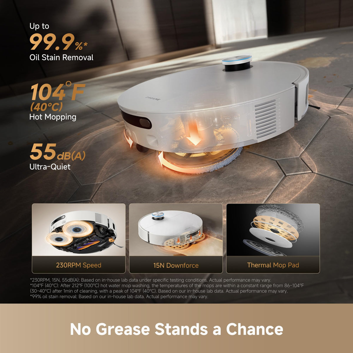 dreame X60 Ultra Robot Vacuum, Dual Al Cameras 280+ Obstacles Recognition