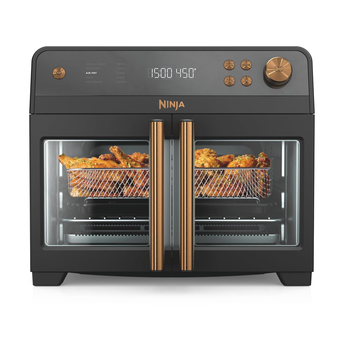Ninja French Door Premier Air Fry Oven, 10-in-1, Black, FO101BK