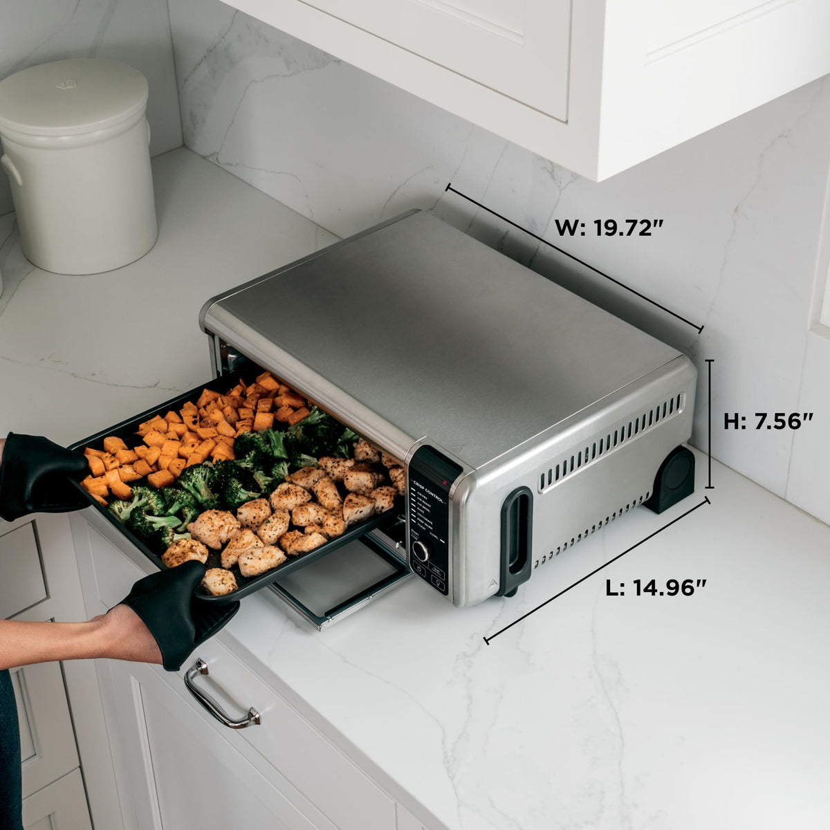 Ninja Digital Air Fry Countertop Oven, 8-in-1, XL, Silver, SP101