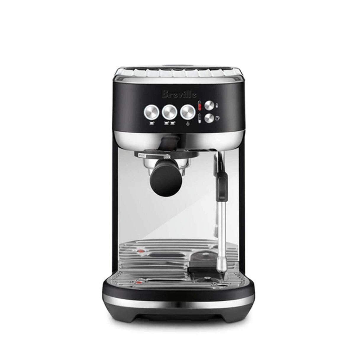 Breville BES500BTR Bambino Plus Espresso Machine, Black Truffle
