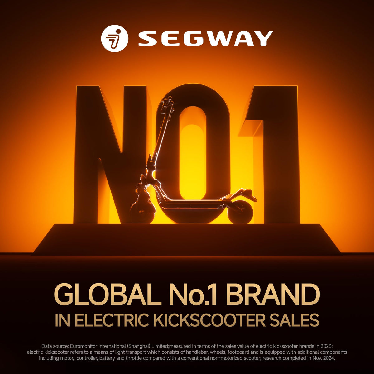 Segway Ninebot F3 Electric Scooter, 44-Mile Range, UL Certified