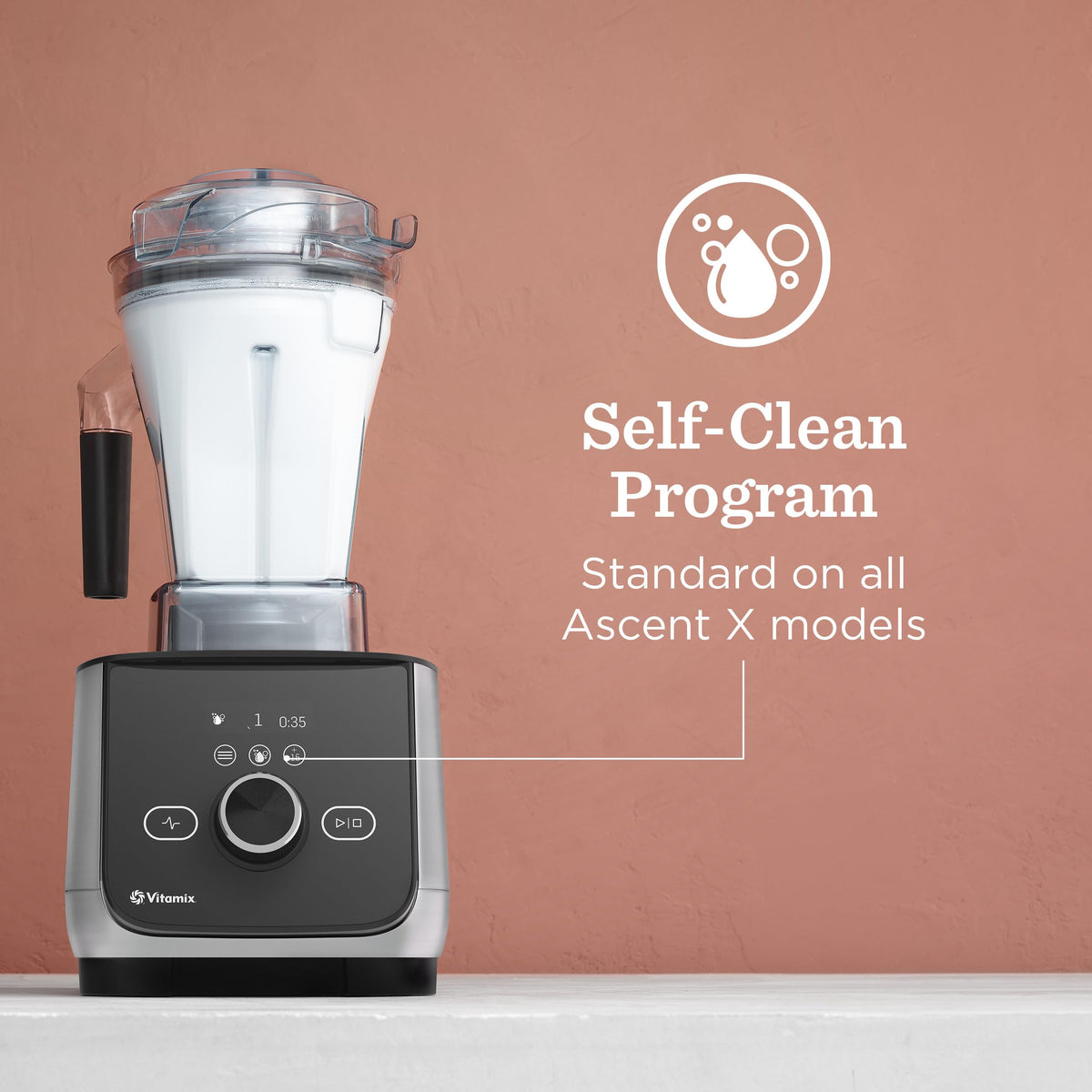 Vitamix Ascent X4 Professional-Grade Blender, 5 Programs, Brushed Stainless
