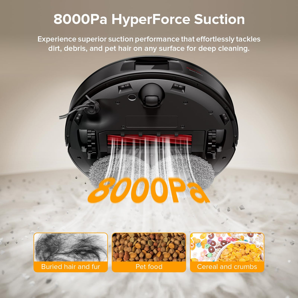 roborock Qrevo Series Robot Vacuum and Mop, Upgraded from Qrevo S