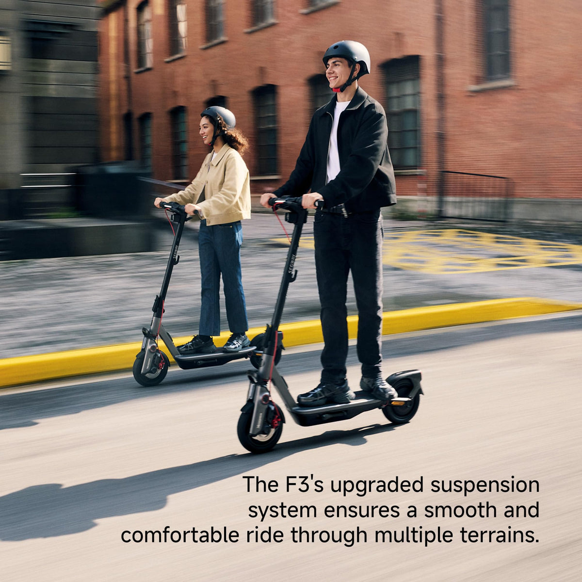 Segway Ninebot F3 Electric Scooter, 44-Mile Range, UL Certified