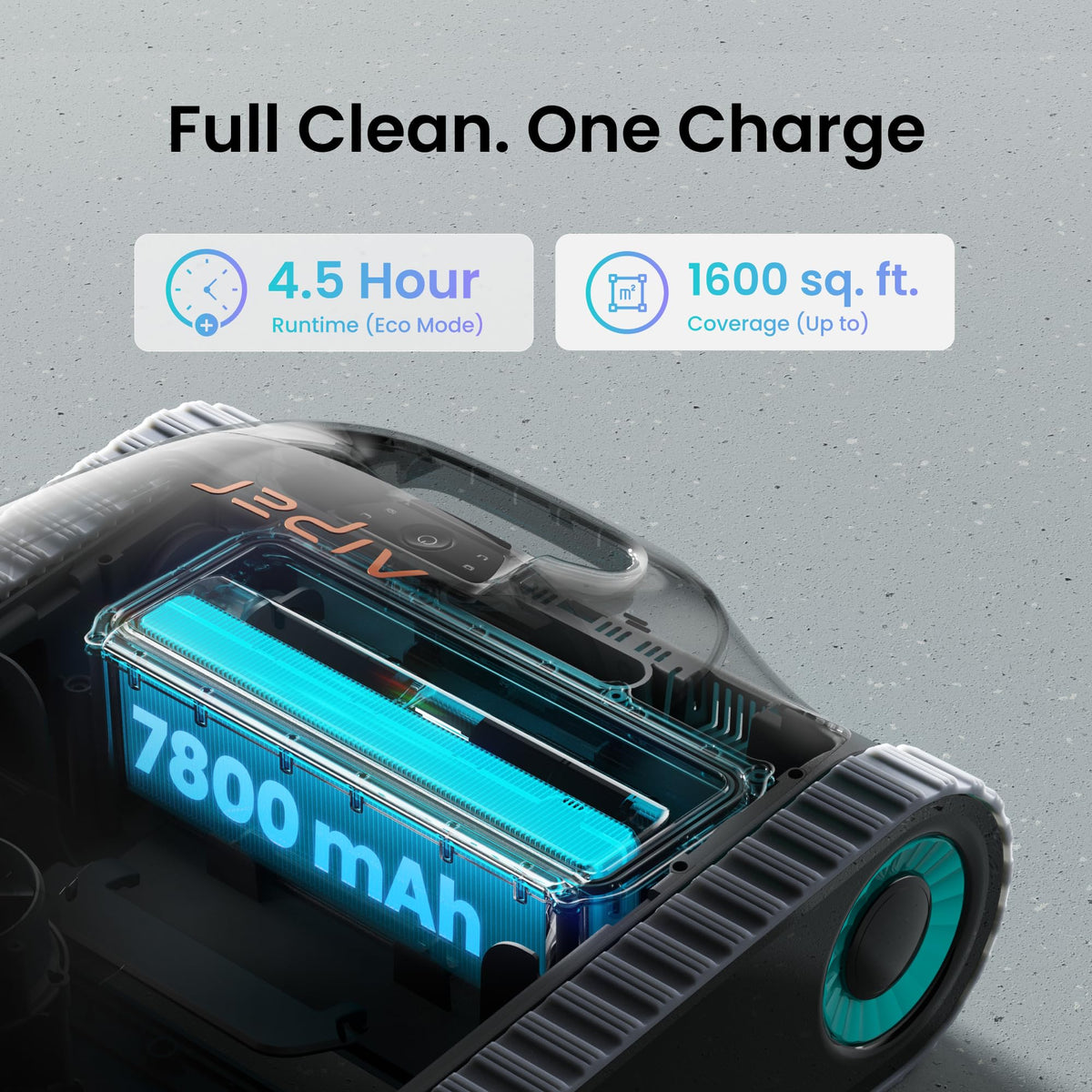 Aiper Scuba S1 2026 Robotic Pool Cleaner,Floor/Wall/Waterline/Shallow Area Cleaning, Double Filtration, Adaptive Navigation, High-Precision Sensors, App Support-Teal